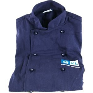 Bluza kucharska, roz.L, skład: 65% poliester, 35% bawełna, kolor:granatowy.