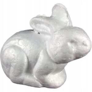 Dekoracja Wielkanocna Styropianowy Zajączek 6cm