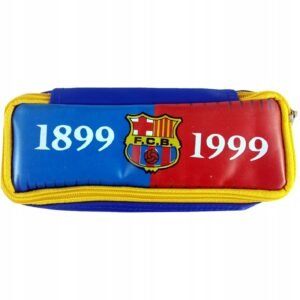 Piórnik - kosmetyczka FC Barcelona, 20x7 cm, niebieski.