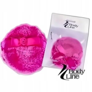 Gąbka Kosmetyczna do Pudru z Kokardką 7cm Body Line