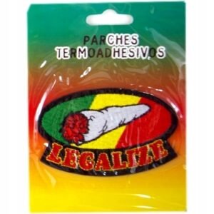 Aplikacja Rastman Legalize, wymiary 8 x 5 cm