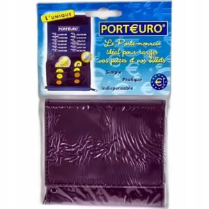 Portfel na Monety z Materiału 11.5x10.5cm - Euro