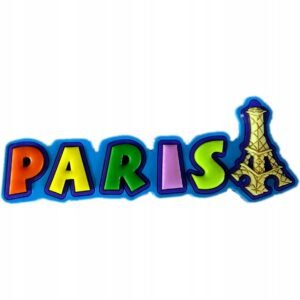 Magnes na lodówkę „Paris”, 8x2 cm.