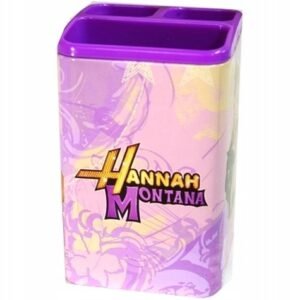 Organizer na biurko dziecięcy "Hannah Montana", metalowy.